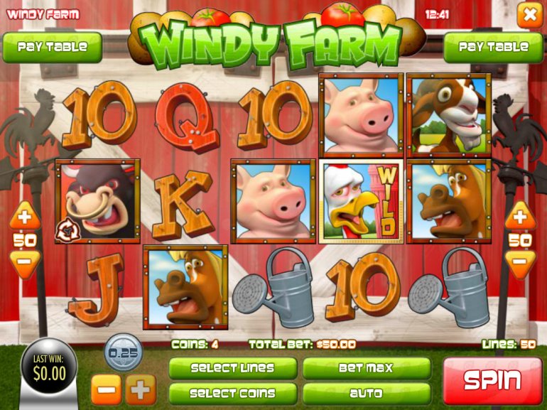Windy Farm video slot